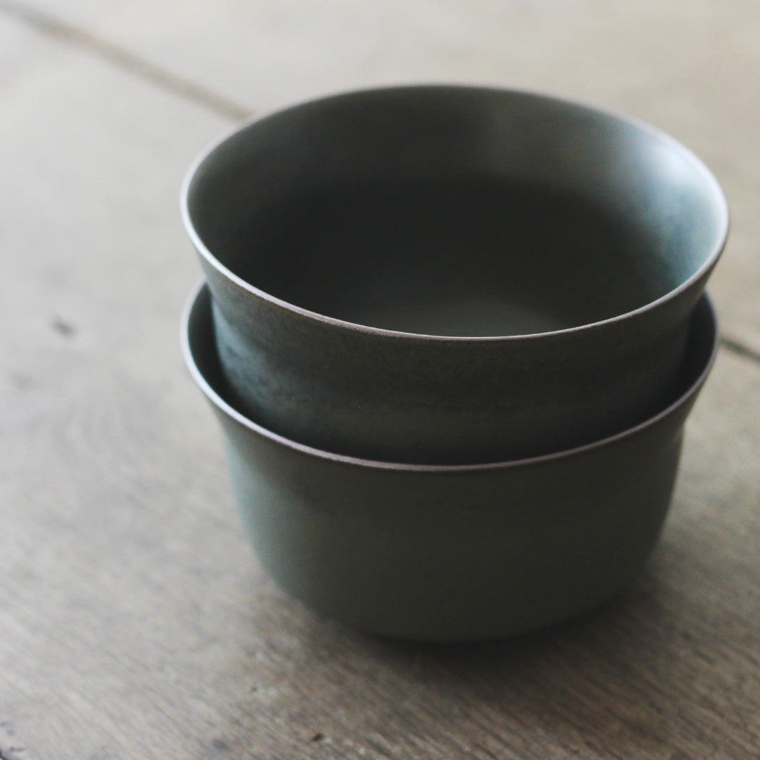 Tableware for "OXYMORON" カップとボウル／グリーン