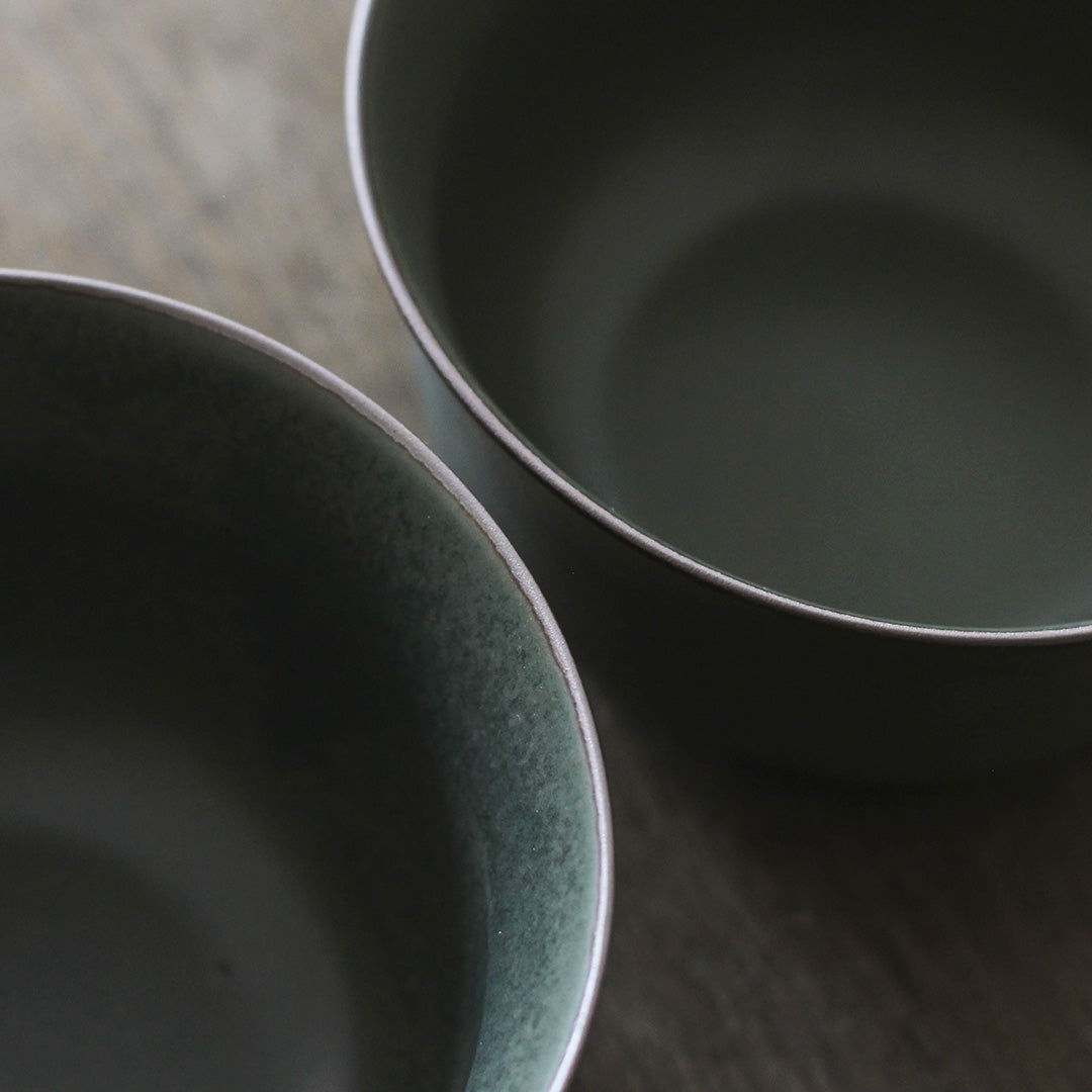 Tableware for "OXYMORON" カップとボウル／グリーン