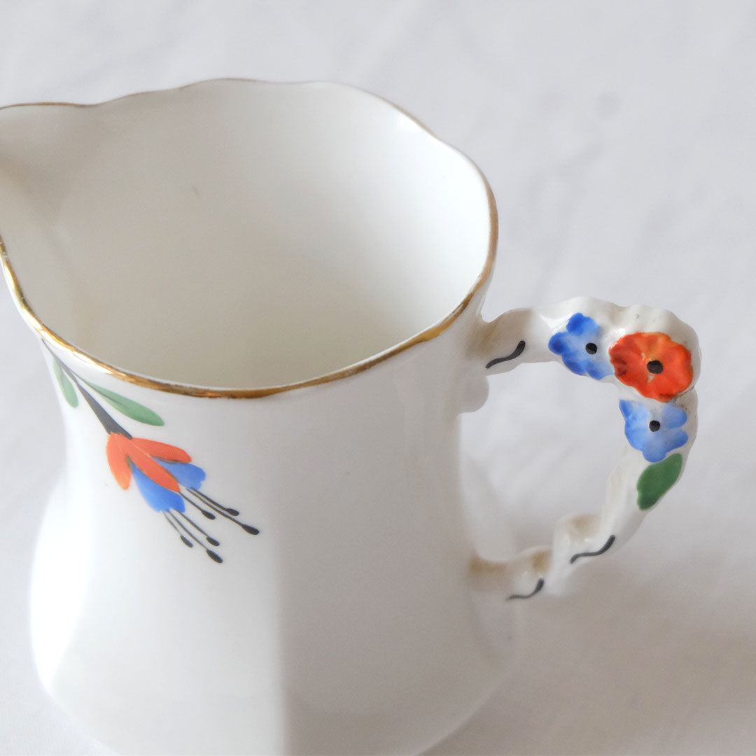 ROYAL STAFFORD　ボウル／ミルクピッチャー　フューシャ