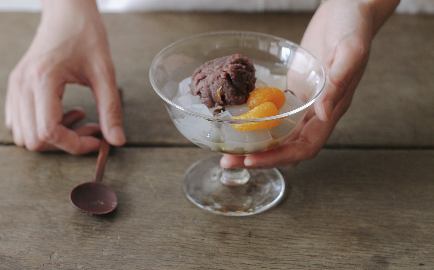 ［WASHIZUKA GLASS STUDIO × Envelope］ashitsuki dessert glass long