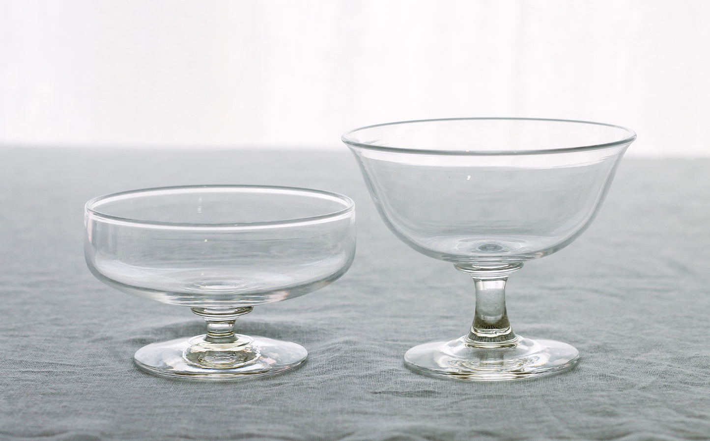 ［WASHIZUKA GLASS STUDIO × Envelope］ashitsuki dessert glass short