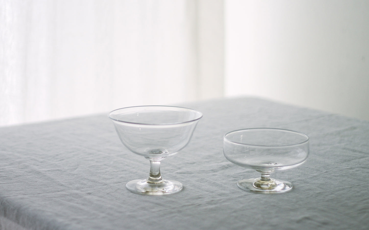 ［WASHIZUKA GLASS STUDIO × Envelope］ashitsuki dessert glass short