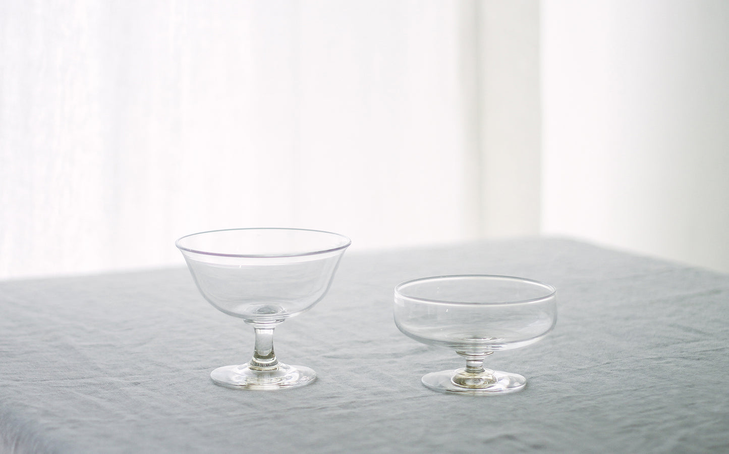 ［WASHIZUKA GLASS STUDIO × Envelope］ashitsuki dessert glass short
