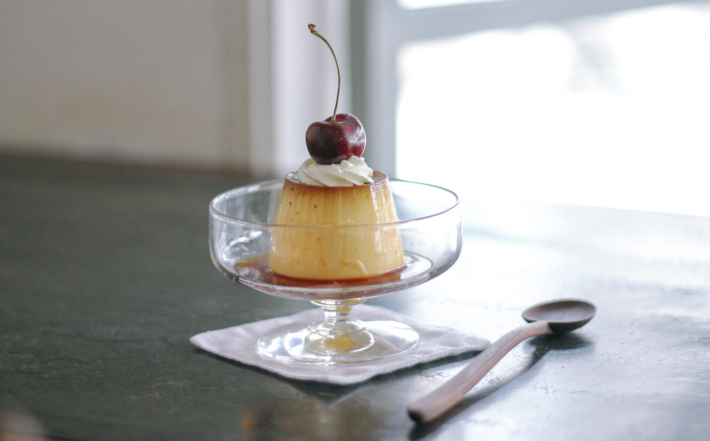 ［WASHIZUKA GLASS STUDIO × Envelope］ashitsuki dessert glass short