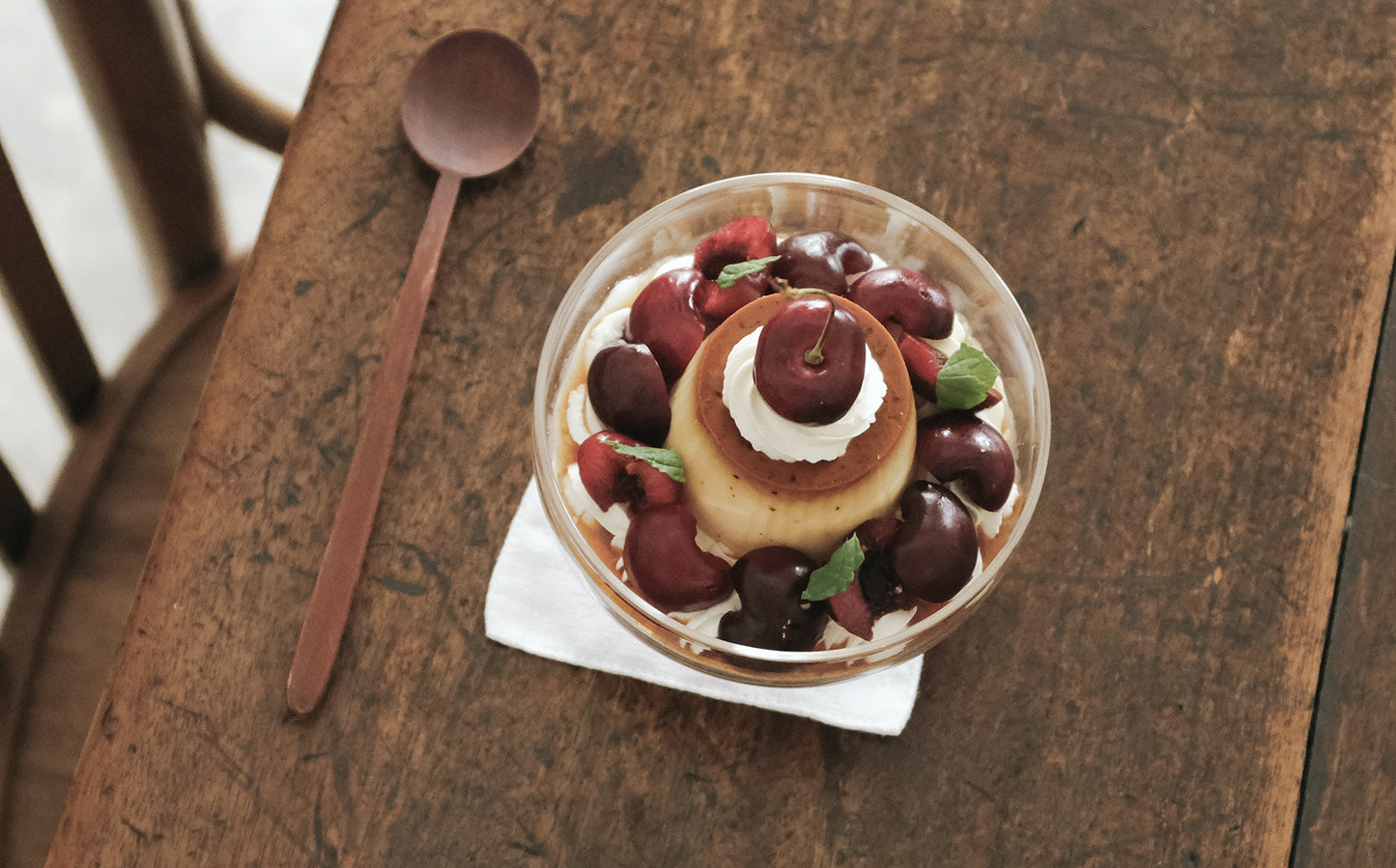 ［WASHIZUKA GLASS STUDIO × Envelope］ashitsuki dessert glass short