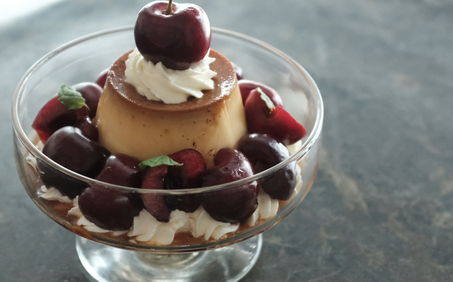 ［WASHIZUKA GLASS STUDIO × Envelope］ashitsuki dessert glass short