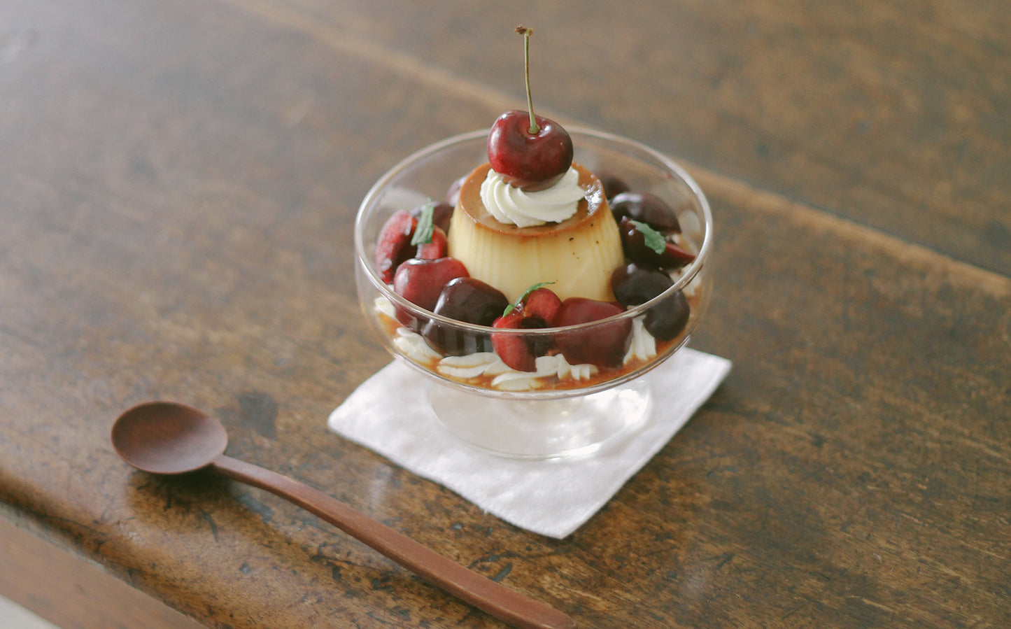 ［WASHIZUKA GLASS STUDIO × Envelope］ashitsuki dessert glass short