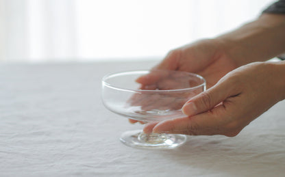 ［WASHIZUKA GLASS STUDIO × Envelope］ashitsuki dessert glass short