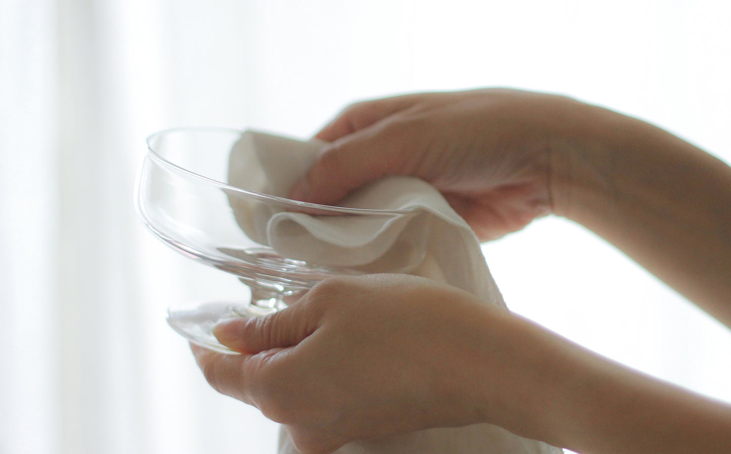 ［WASHIZUKA GLASS STUDIO × Envelope］ashitsuki dessert glass short
