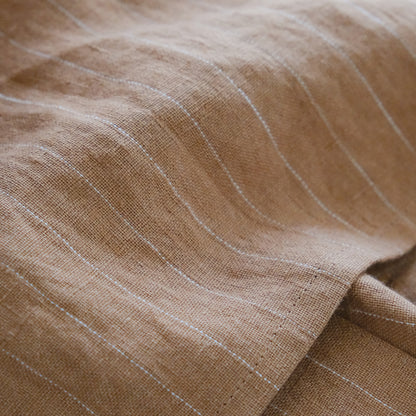 SALUÉ／バックピンタックドレス／ミッドウェイトリネン