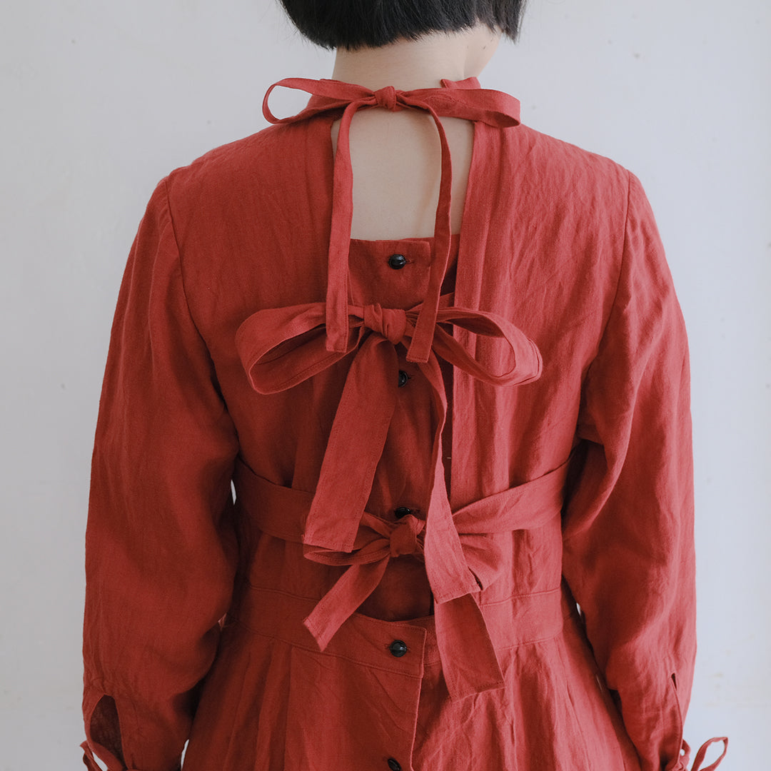 ［the last flower of the afternoon］かげとひかりのribbon dress