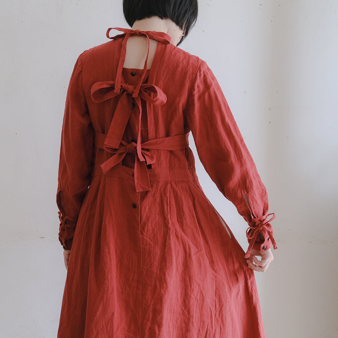 ［the last flower of the afternoon］かげとひかりのribbon dress