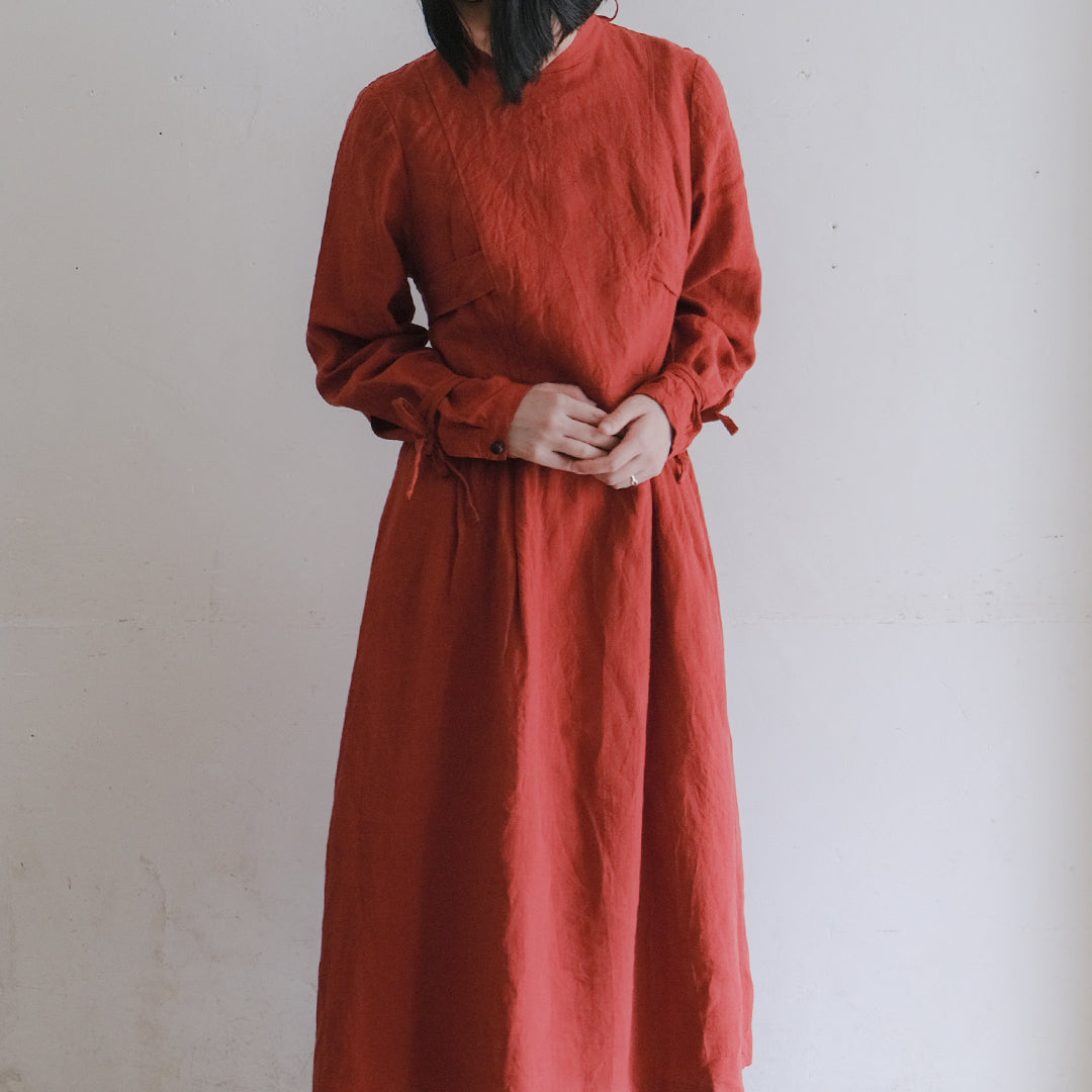 ［the last flower of the afternoon］かげとひかりのribbon dress