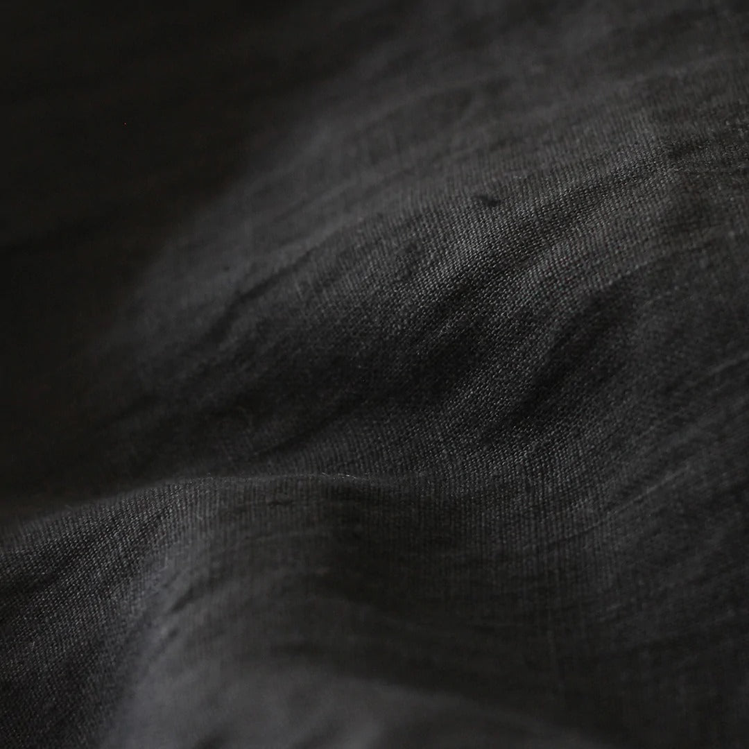 ［SALUÉ］ピンタックノースリーブドレス／ミッドウェイトリネン