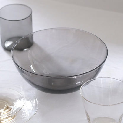 ［WASHIZUKA GLASS STUDIO］charcoal bowl large