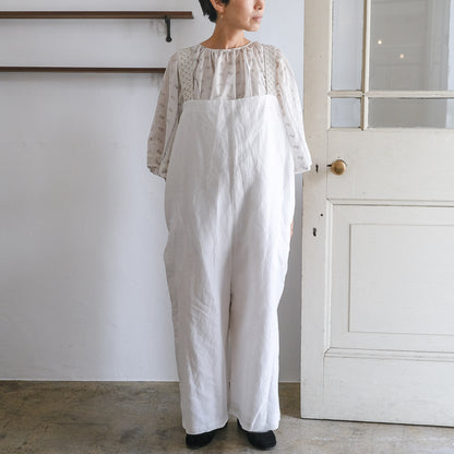 ［BUNON］Embroidery Overalls