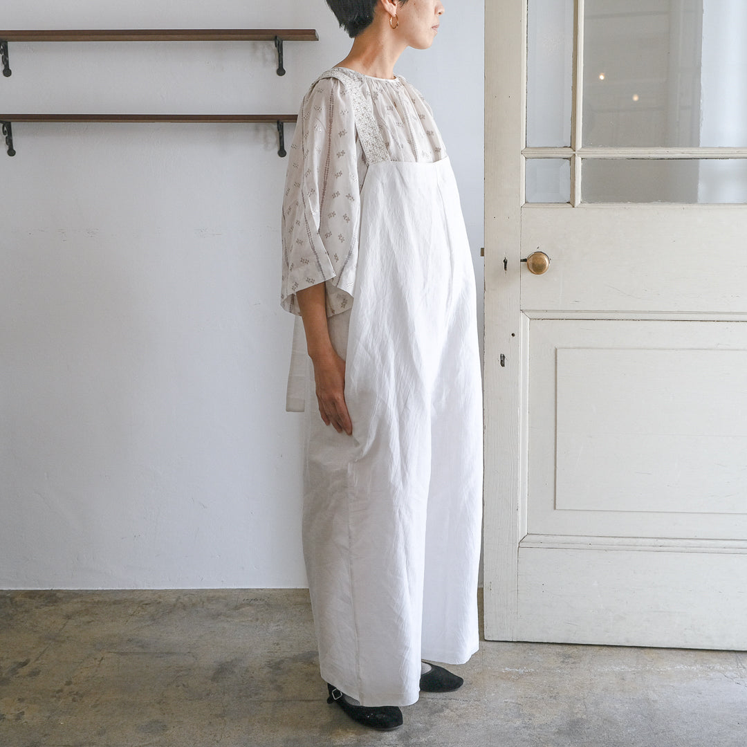 ［BUNON］Embroidery Overalls