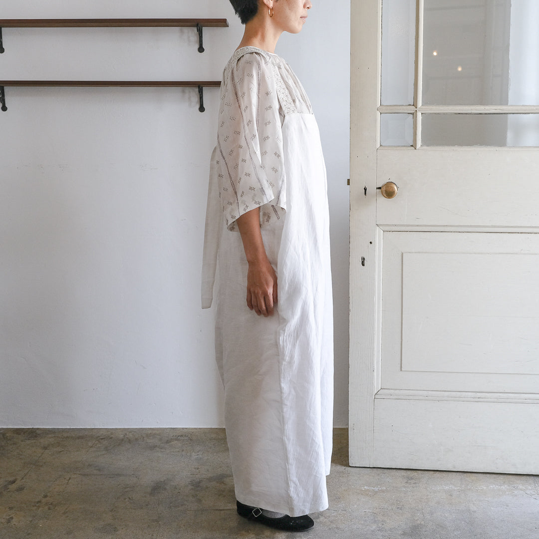 ［BUNON］Embroidery Overalls