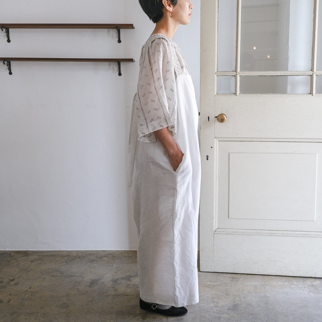 ［BUNON］Embroidery Overalls