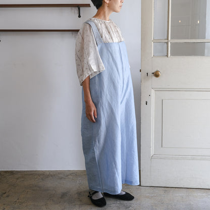 ［BUNON］Embroidery Overalls