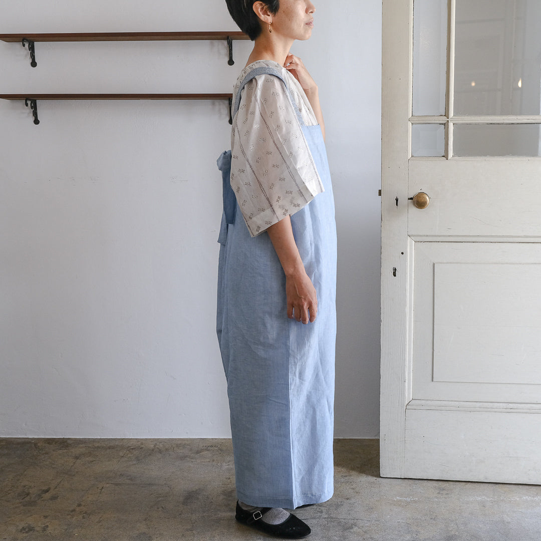 ［BUNON］Embroidery Overalls