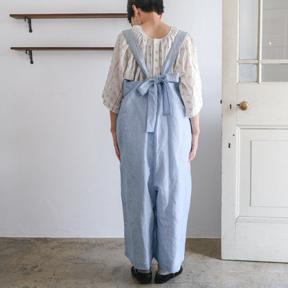 ［BUNON］Embroidery Overalls