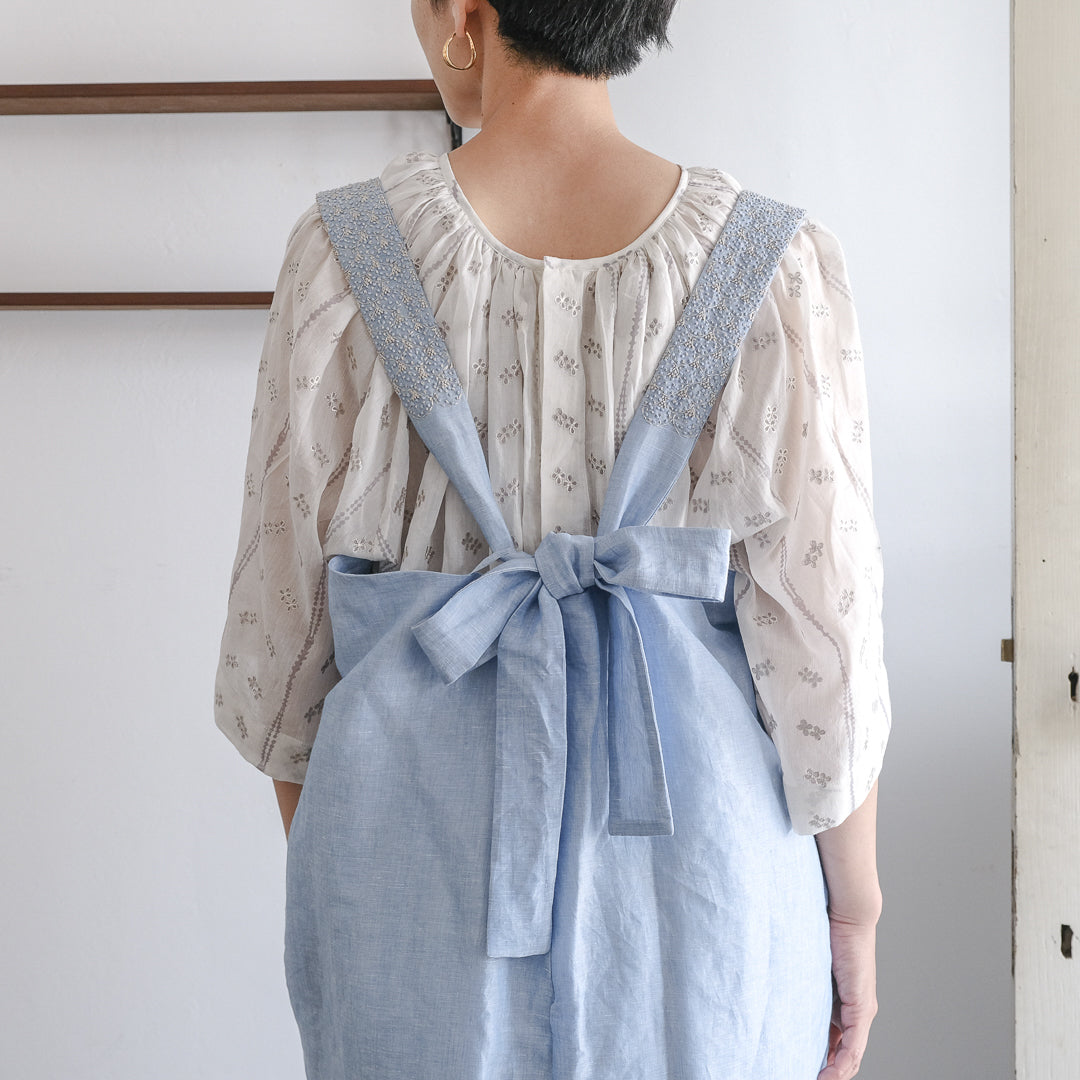 ［BUNON］Embroidery Overalls