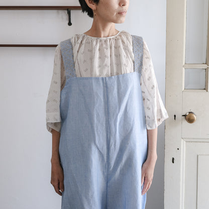 ［BUNON］Embroidery Overalls