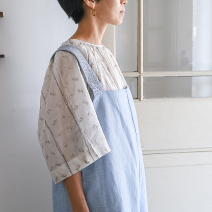 ［BUNON］Embroidery Overalls