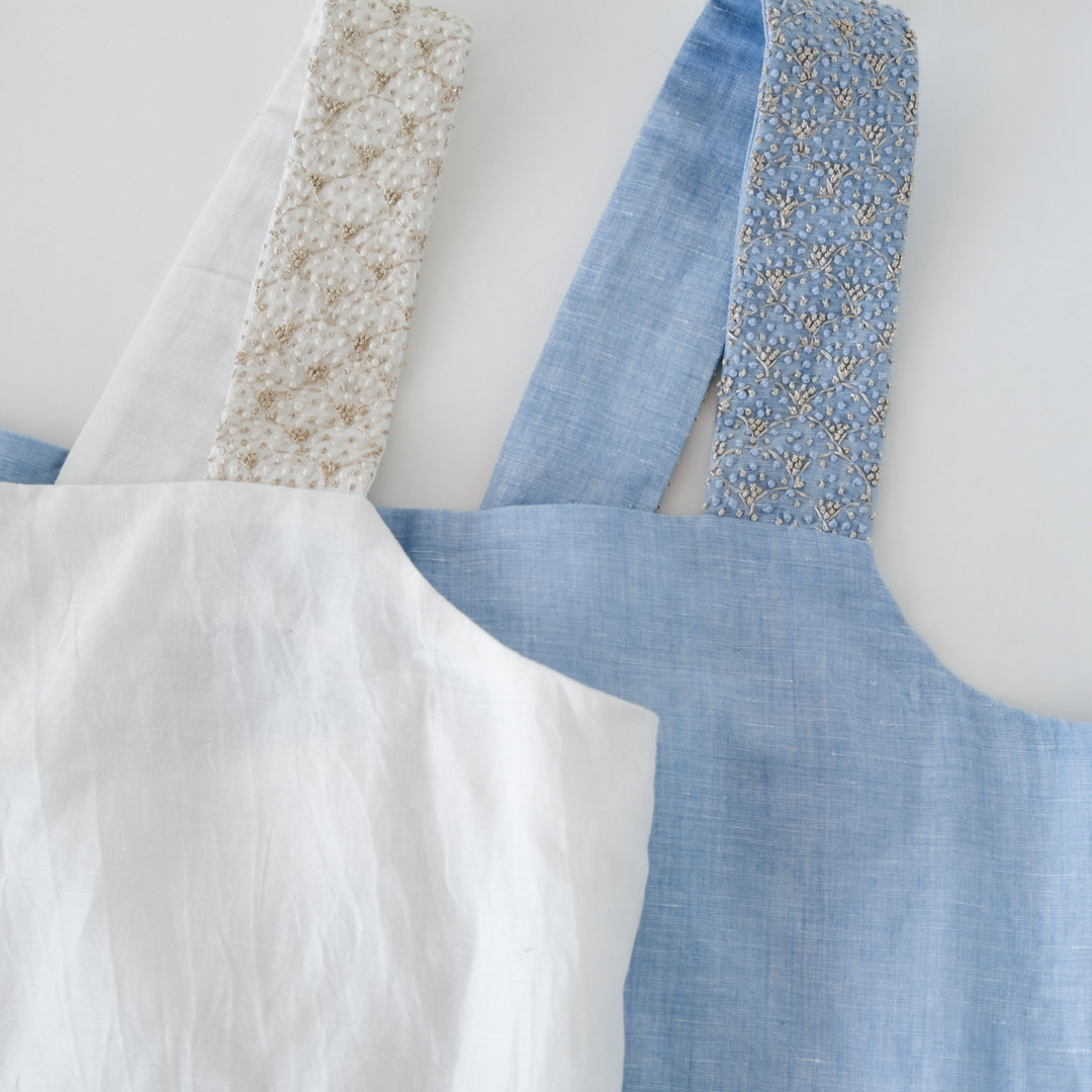 ［BUNON］Embroidery Overalls