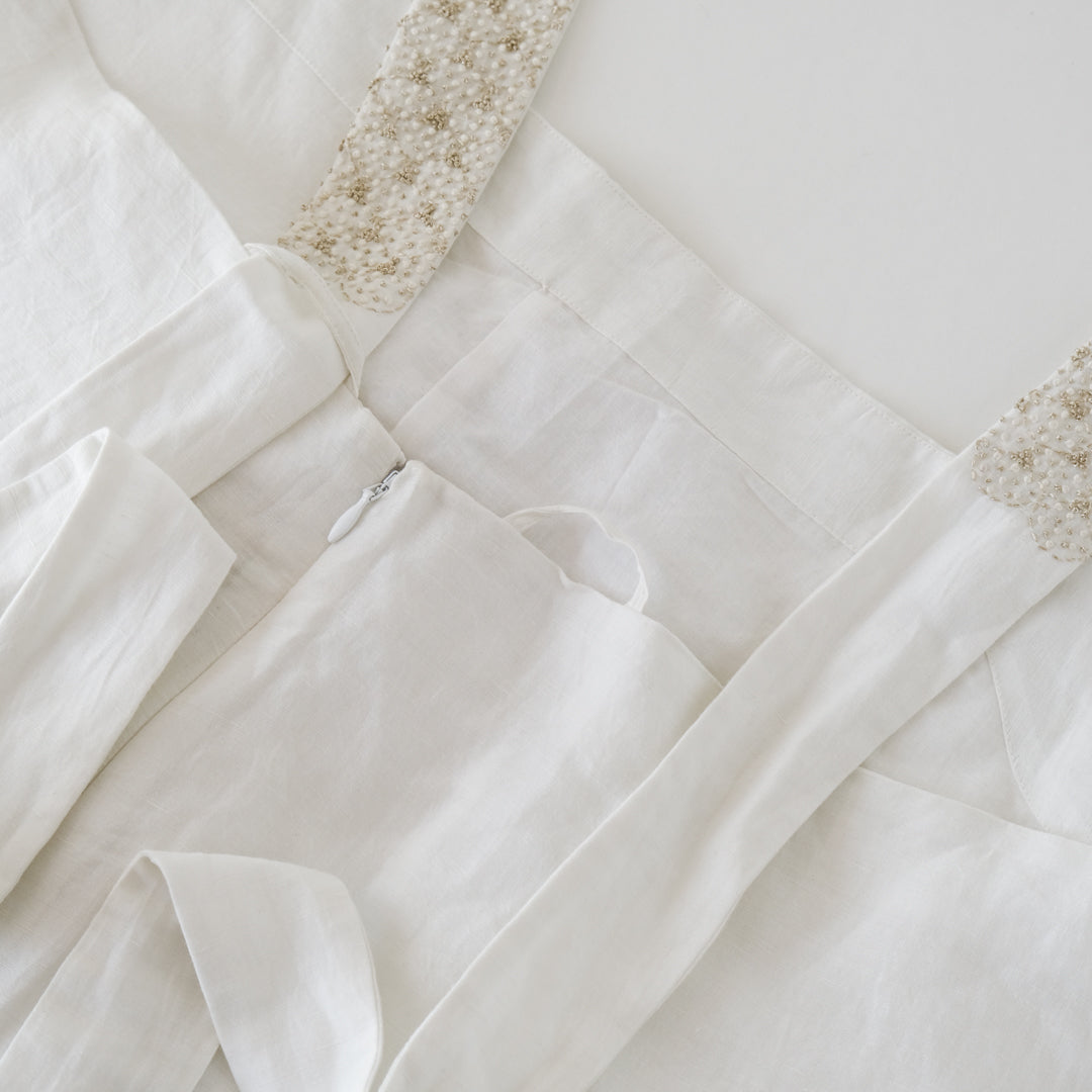 ［BUNON］Embroidery Overalls