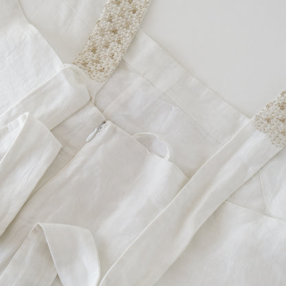 ［BUNON］Embroidery Overalls