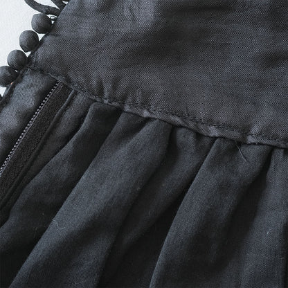 ［BUNON］Wide Belt Tuck Pants