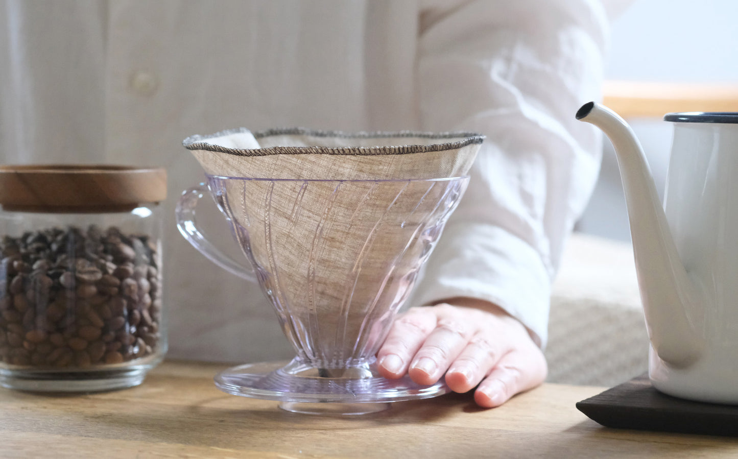 TLB HOME リネンクロスコーヒーフィルター