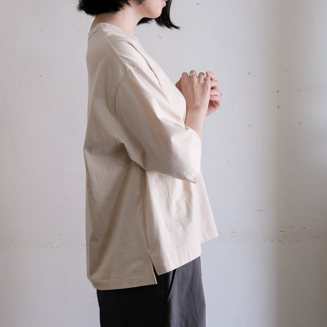 ［SALUÉ］white label スムース ハーフスリーブTシャツ