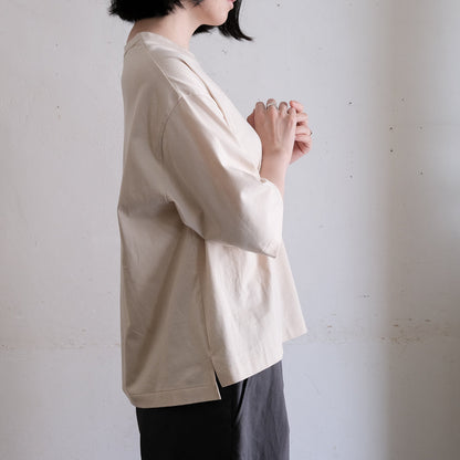 ［SALUÉ］white label スムース ハーフスリーブTシャツ