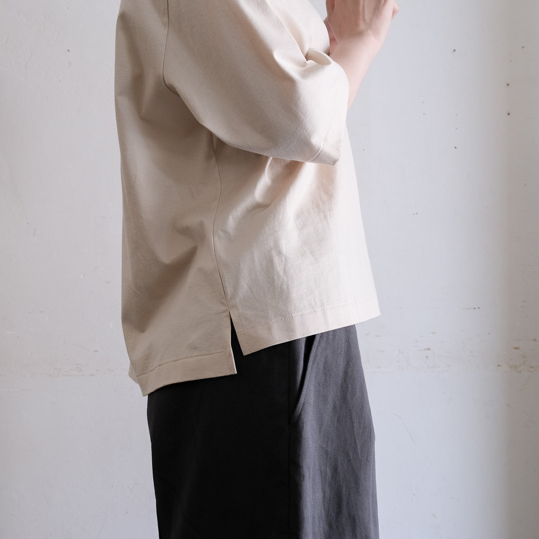 ［SALUÉ］white label スムース ハーフスリーブTシャツ