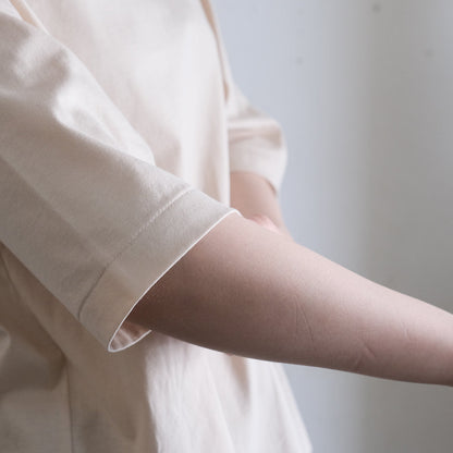 ［SALUÉ］white label スムース ハーフスリーブTシャツ