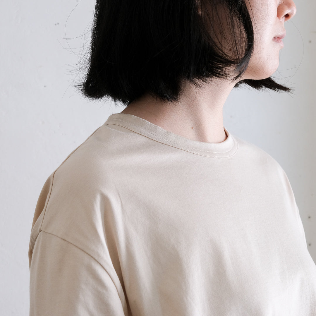 ［SALUÉ］white label スムース ハーフスリーブTシャツ
