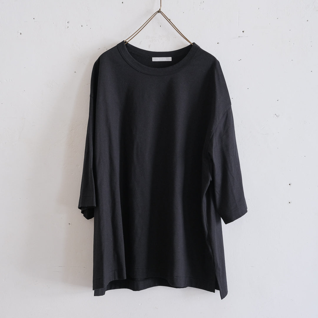 ［SALUÉ］white label スムース ハーフスリーブTシャツ
