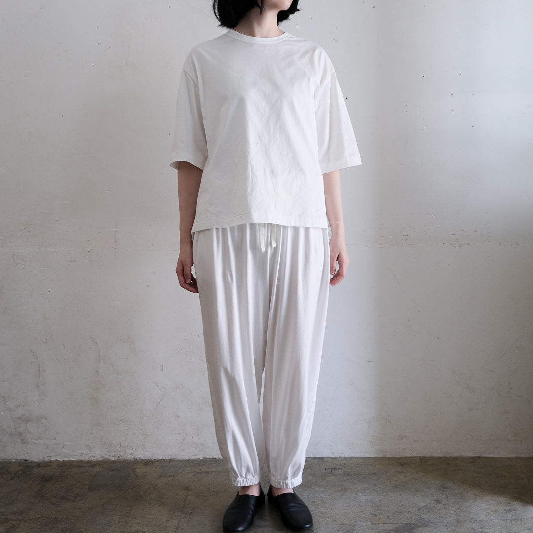［SALUÉ］white label スムース ハーフスリーブTシャツ