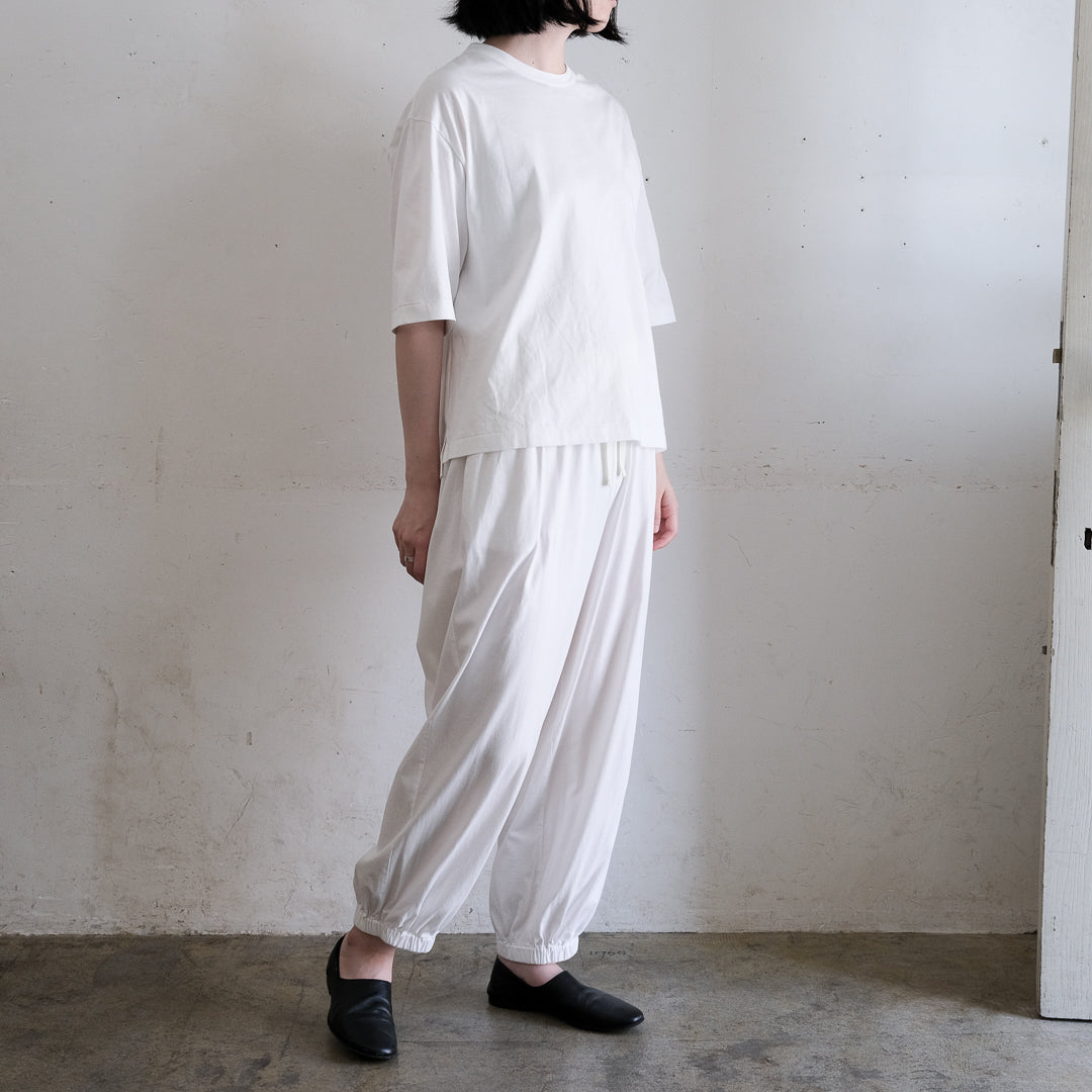 ［SALUÉ］white label スムース ハーフスリーブTシャツ