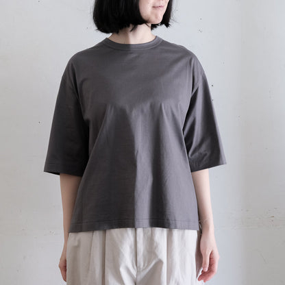 ［SALUÉ］white label スムース ハーフスリーブTシャツ