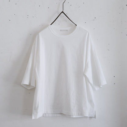 ［SALUÉ］white label スムース ハーフスリーブTシャツ