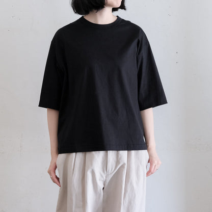 ［SALUÉ］white label スムース ハーフスリーブTシャツ