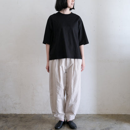 ［SALUÉ］white label スムース ハーフスリーブTシャツ