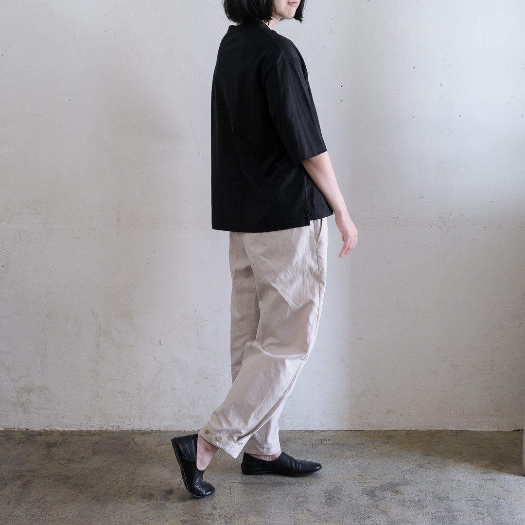 ［SALUÉ］white label スムース ハーフスリーブTシャツ