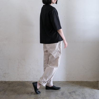 ［SALUÉ］white label スムース ハーフスリーブTシャツ