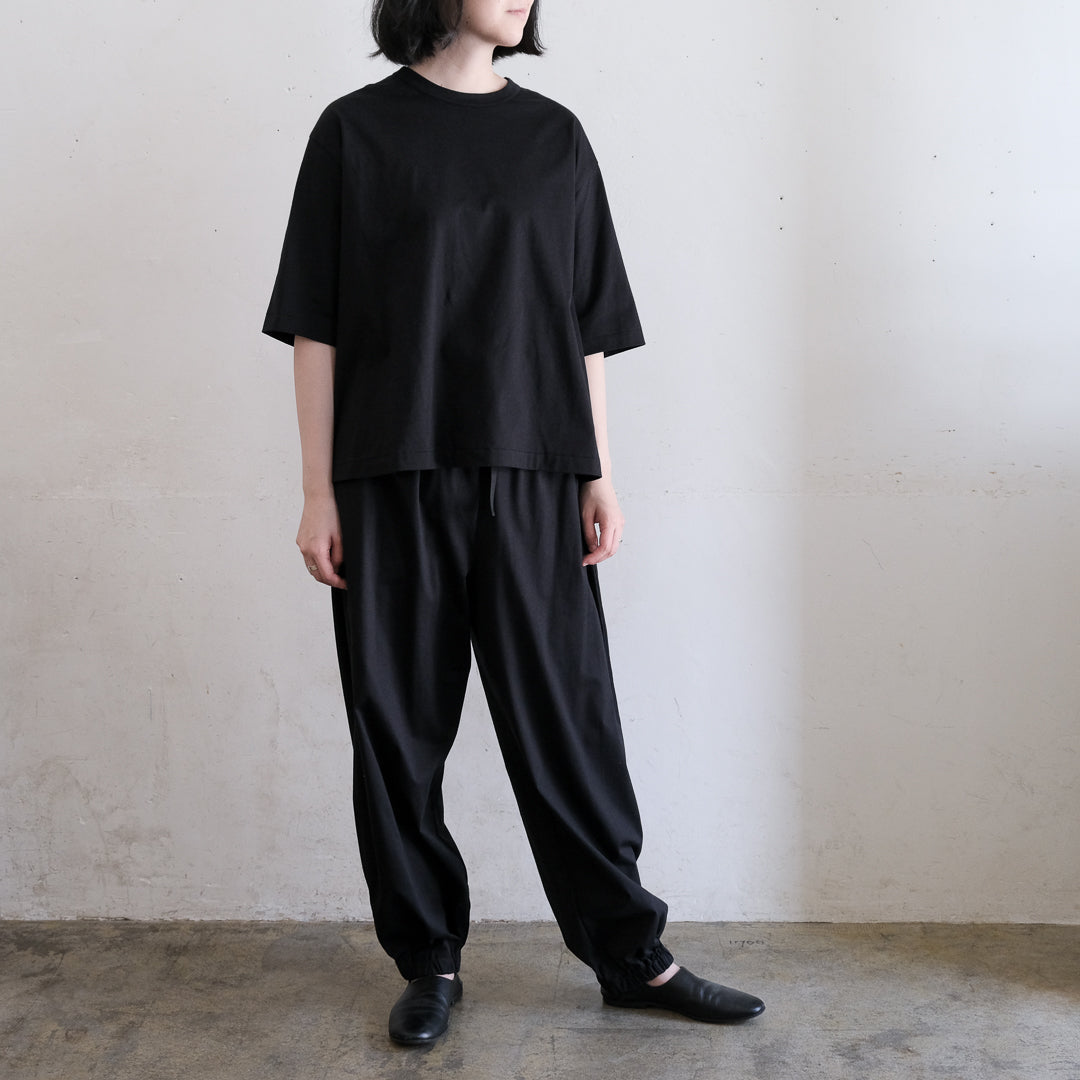 ［SALUÉ］white label スムース ハーフスリーブTシャツ