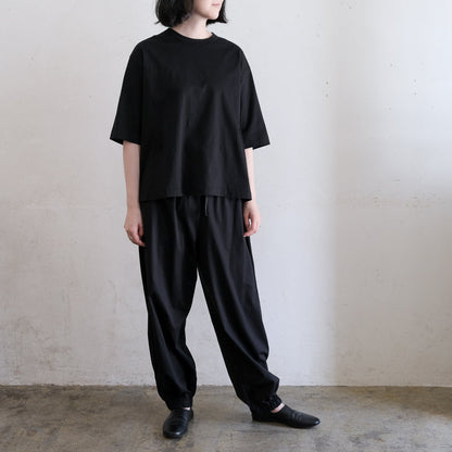 ［SALUÉ］white label スムース ハーフスリーブTシャツ